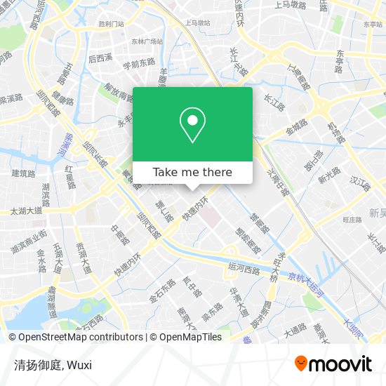 清扬御庭 map