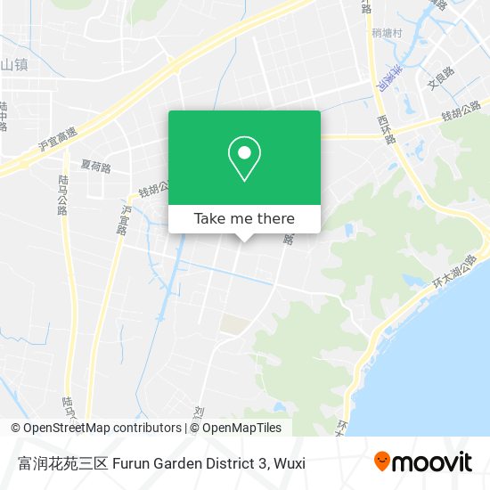 富润花苑三区 Furun Garden District 3 map