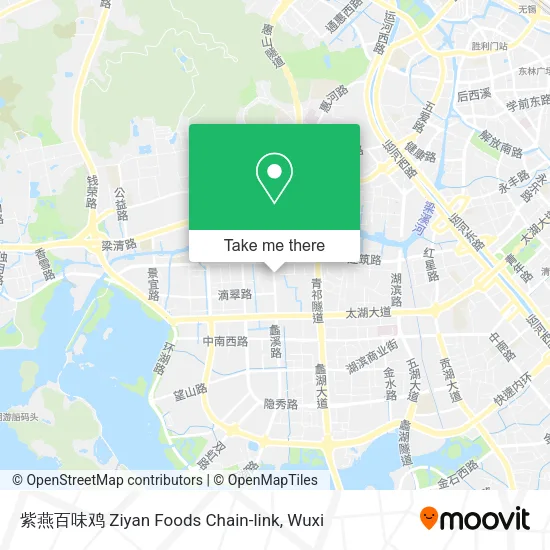 紫燕百味鸡 Ziyan Foods Chain-link map