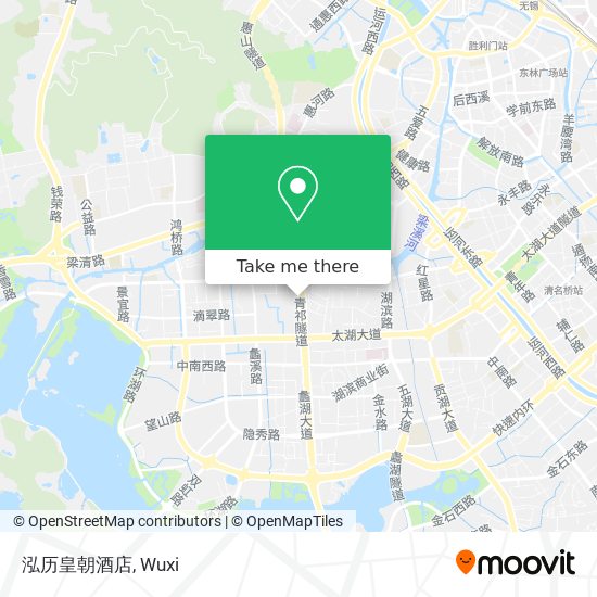 泓历皇朝酒店 map
