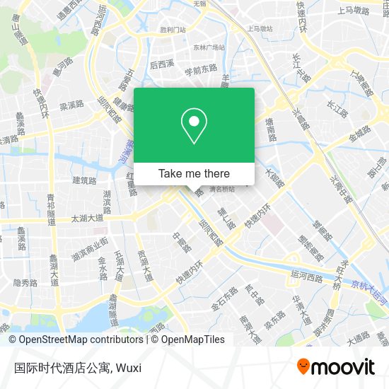 国际时代酒店公寓 map