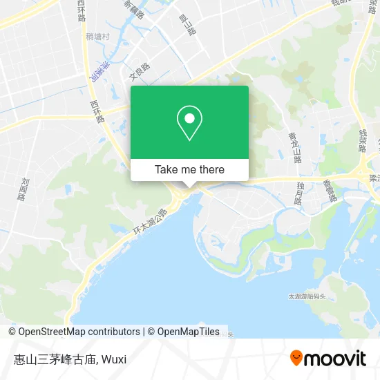 惠山三茅峰古庙 map