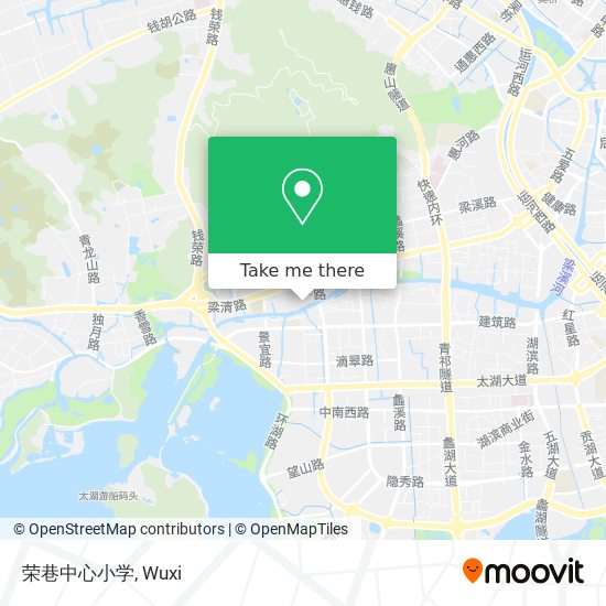 荣巷中心小学 map
