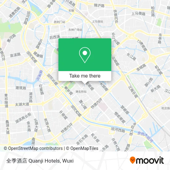 全季酒店 Quanji Hotels map