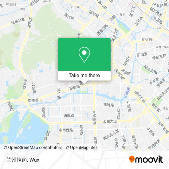 兰州拉面 map