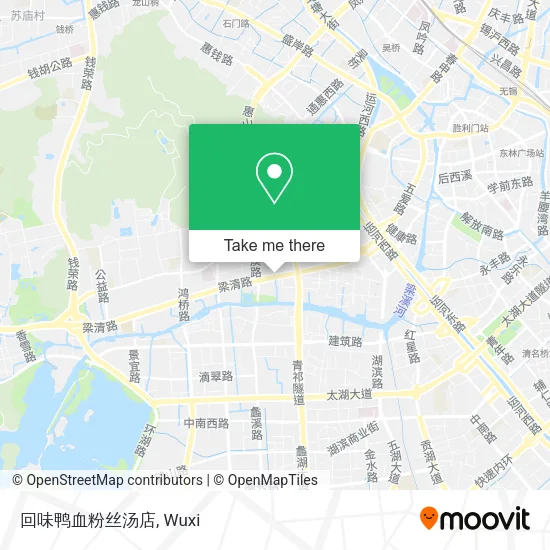 回味鸭血粉丝汤店 map