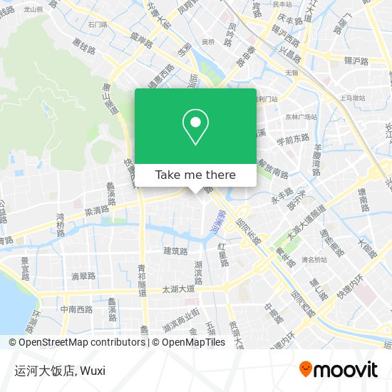 运河大饭店 map