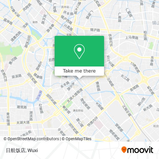 日航饭店 map