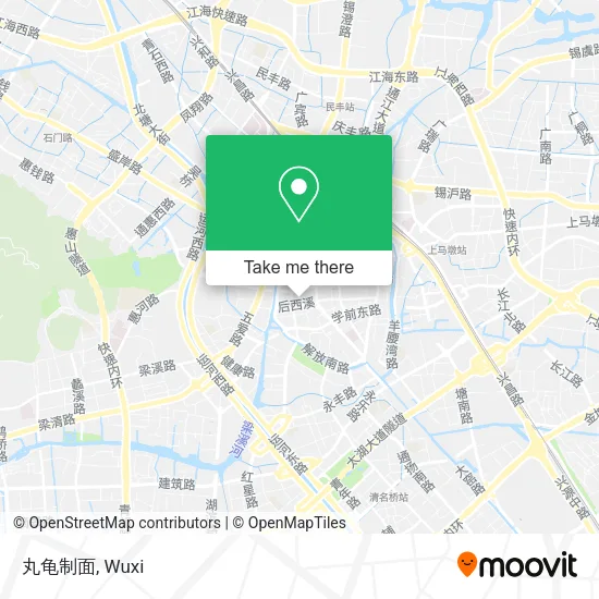 丸龟制面 map