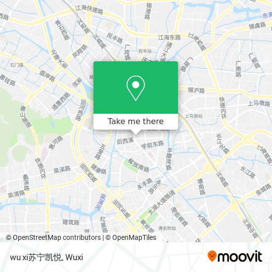wu xi苏宁凯悦 map