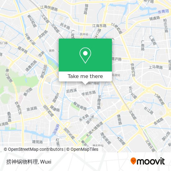 捞神锅物料理 map