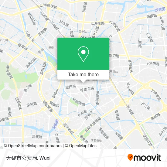 无锡市公安局 map