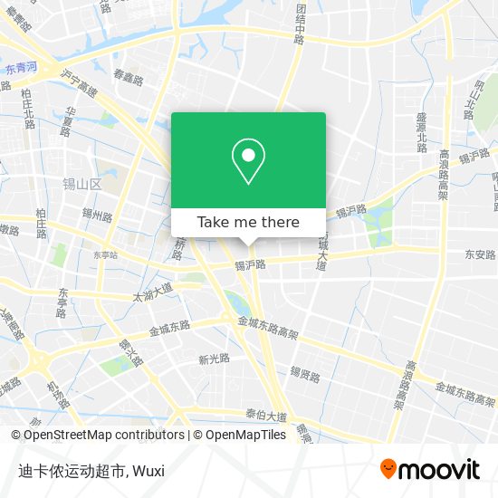 迪卡侬运动超市 map