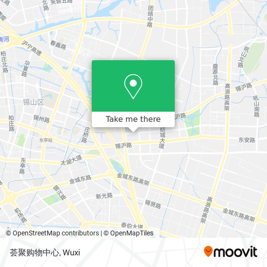 荟聚购物中心 map
