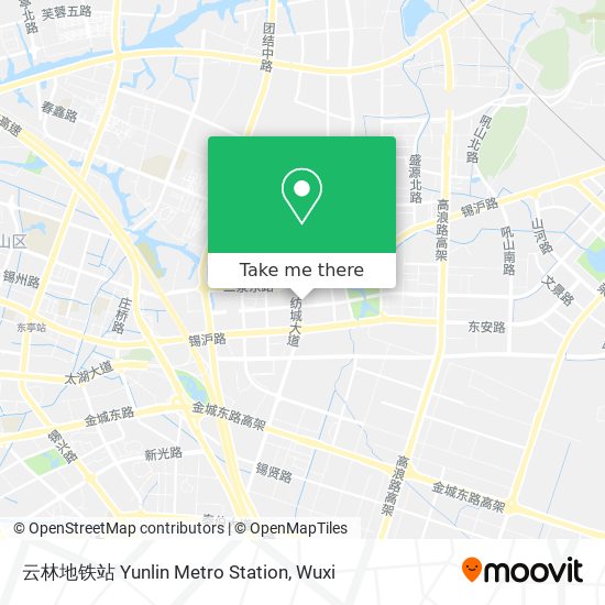 云林地铁站 Yunlin Metro Station map