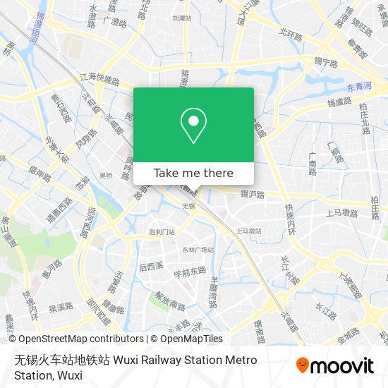 无锡火车站地铁站 Wuxi Railway Station Metro Station map