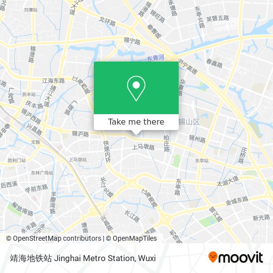 靖海地铁站 Jinghai Metro Station map