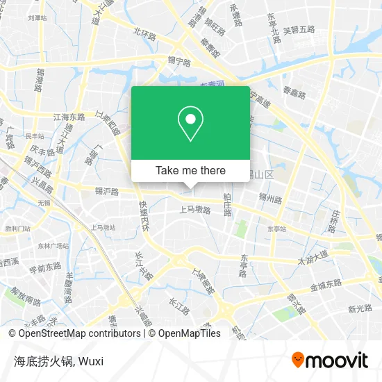 海底捞火锅 map