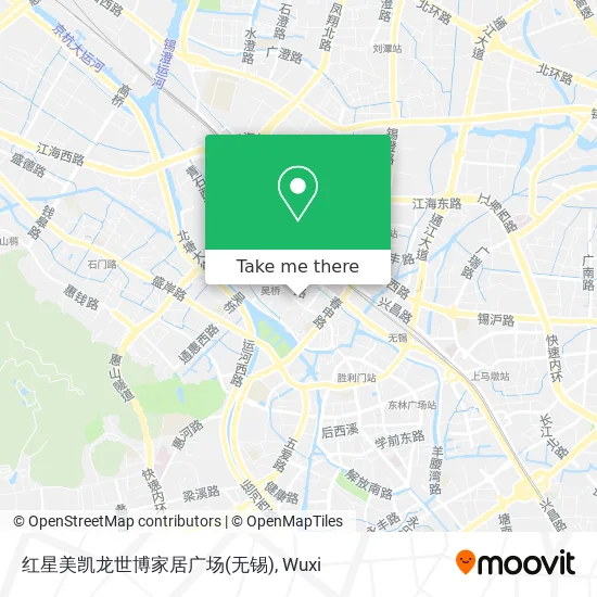 红星美凯龙世博家居广场(无锡) map