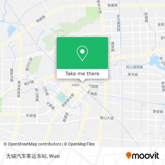 无锡汽车客运东站 map