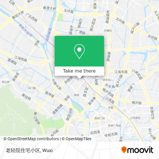 老轻院住宅小区 map