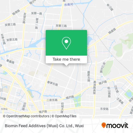 Biomin Feed Additives (Wuxi) Co. Ltd. map