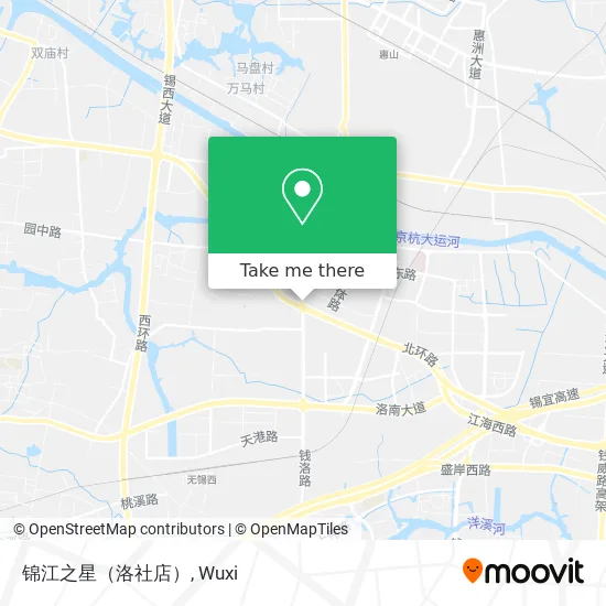 锦江之星（洛社店） map