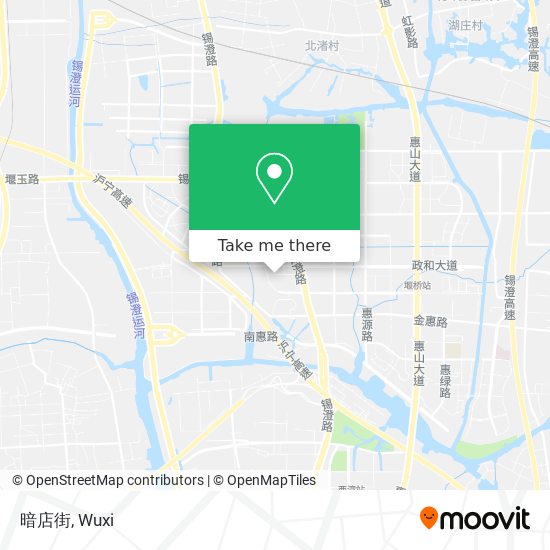 暗店街 map