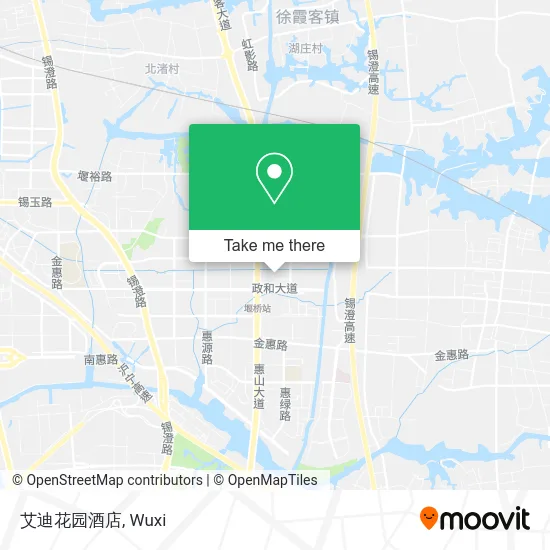 艾迪花园酒店 map