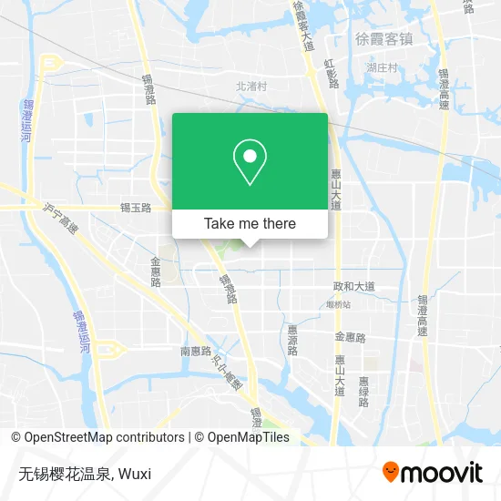 无锡樱花温泉 map