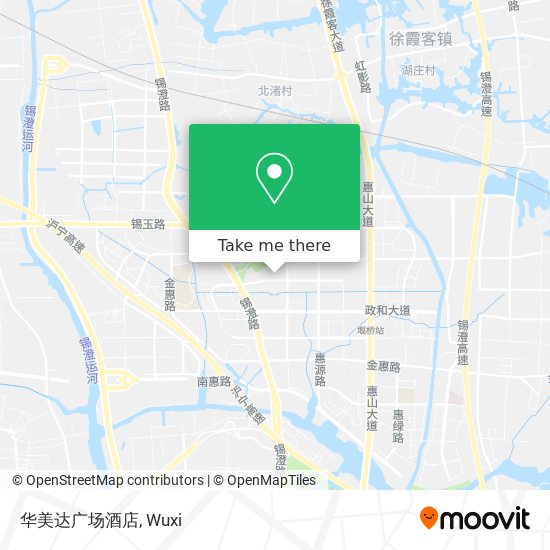 华美达广场酒店 map