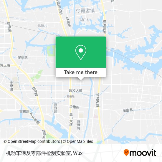 机动车辆及零部件检测实验室 map