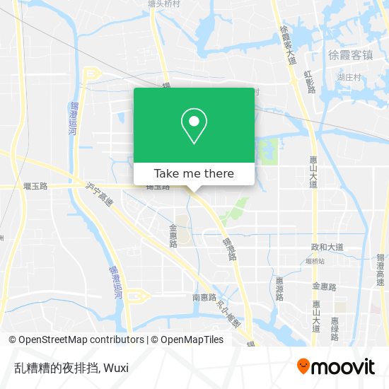 乱糟糟的夜排挡 map