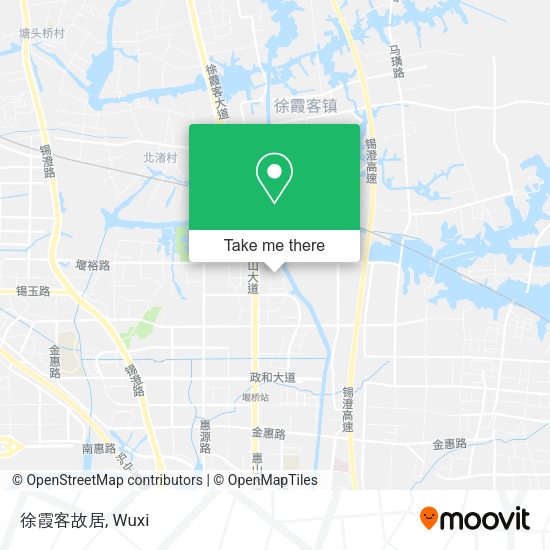 徐霞客故居 map