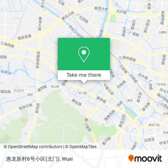 惠龙新村6号小区(北门) map