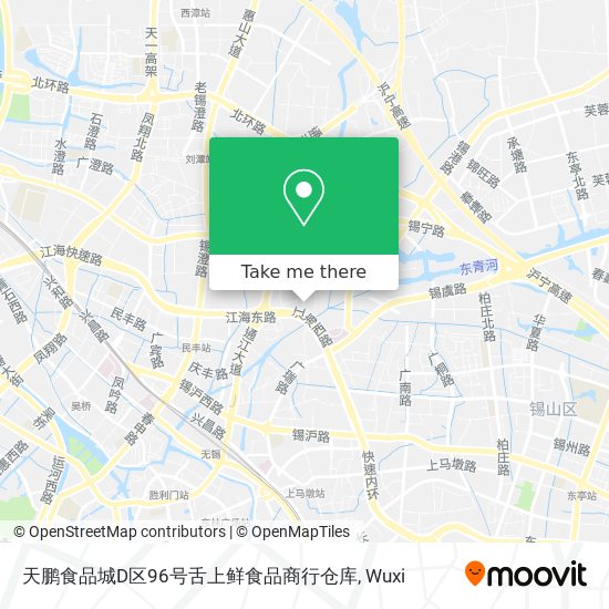 天鹏食品城D区96号舌上鲜食品商行仓库 map