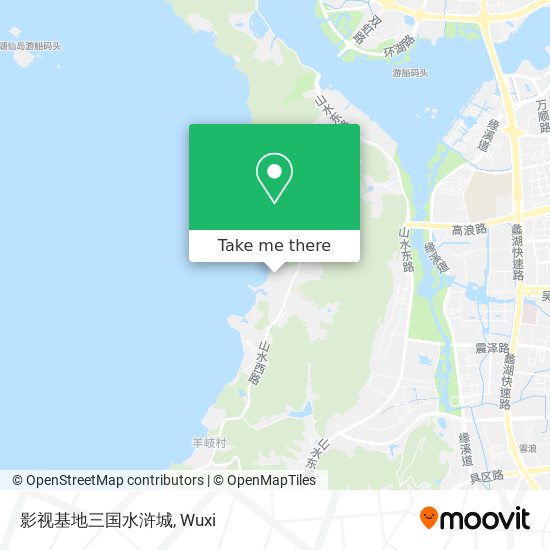 影视基地三国水浒城 map