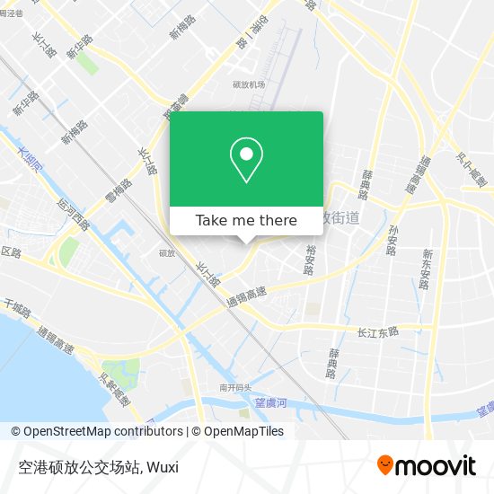 空港硕放公交场站 map
