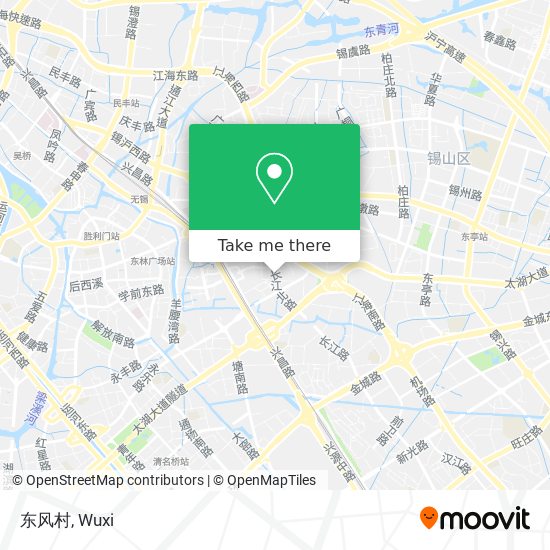 东风村 map