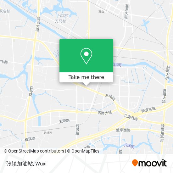 张镇加油站 map