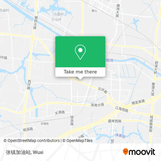 张镇加油站 map