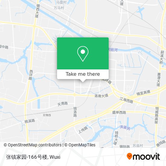 张镇家园-166号楼 map