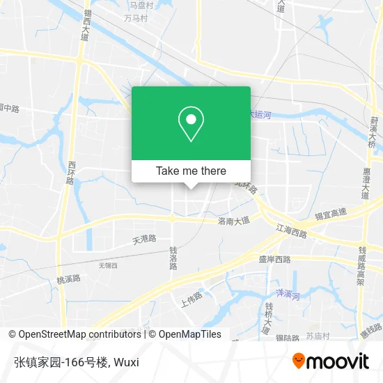 张镇家园-166号楼 map