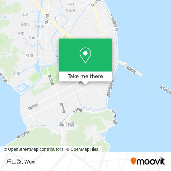 乐山路 map