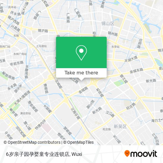 6岁亲子园孕婴童专业连锁店 map