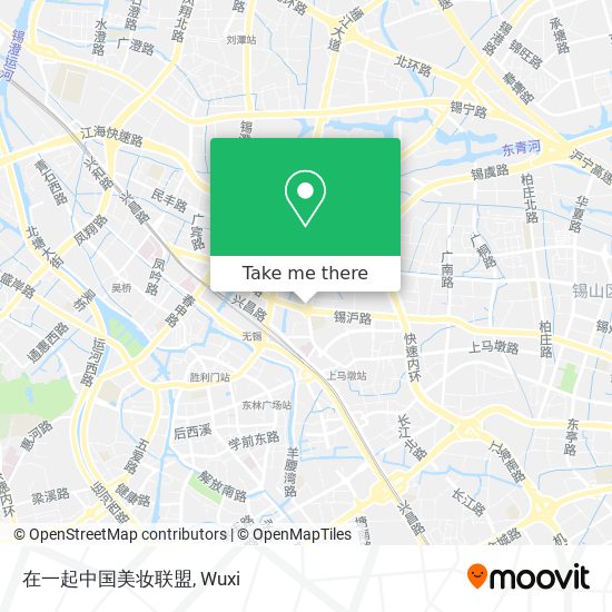 在一起中国美妆联盟 map