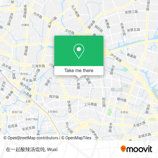 在一起酸辣汤馄饨 map