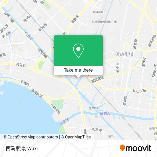 西马家湾 map