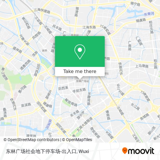 东林广场社会地下停车场-出入口 map