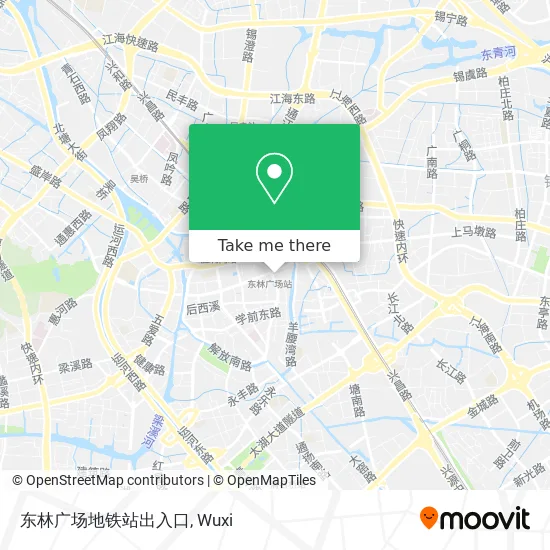 东林广场地铁站出入口 map